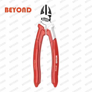 6" industrial side cutters with high leverage, BEYOND logo, red/white handles. OEM orders welcome.