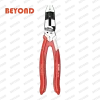 8.5" multi-purpose plier for electrician with high leverage, BEYOND logo, red and white handles. OEM/ODM orders welcome!